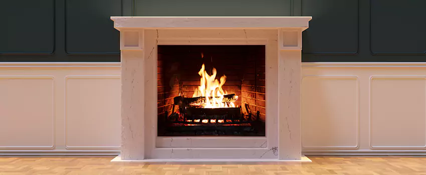 Open Flame Wood-Burning Fireplace Installation Services in Niles, Illinois