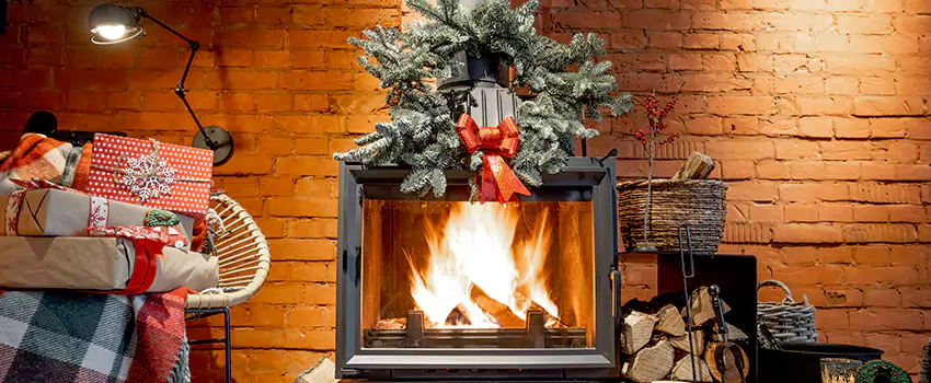 Travis Industries Linear Gas Fireplace Installation in Niles, Illinois