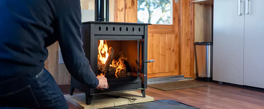 Open Hearth Wood Fireplace Installation in Niles, IL