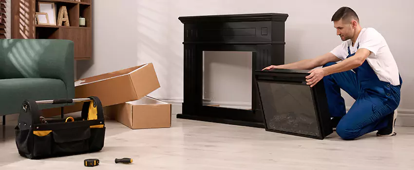 Old Rusted Metal Fireplace Repair And Replacement in Niles, IL